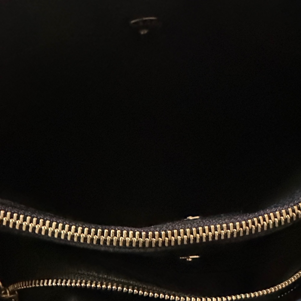 Burberry Navy Blue Leather Tote - Picture 5 of 12